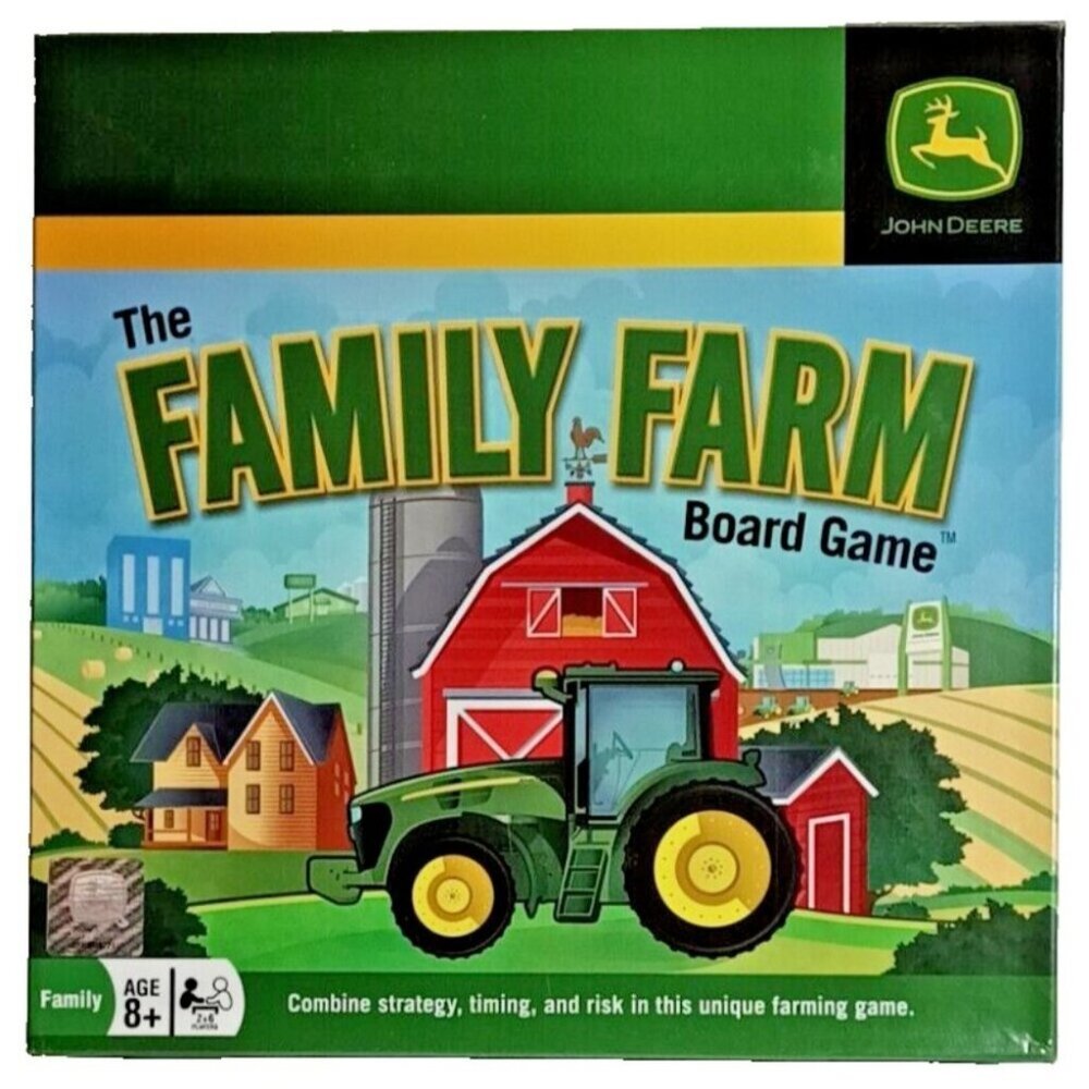 John Deere Tractor The Family Farm Board Game 100% Complete